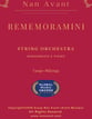 REMEMORAMINI Orchestra sheet music cover